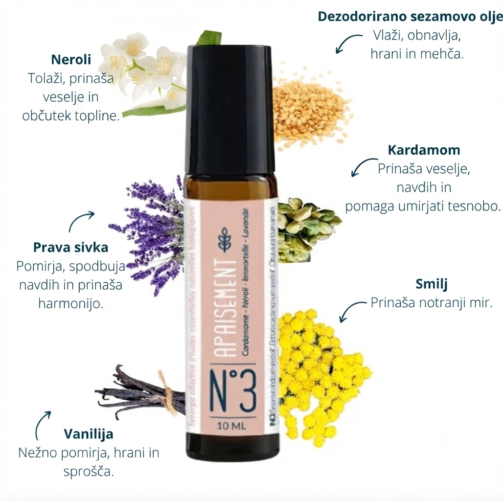 No. 3 Apaisement – Ekološki dišavni roll-on